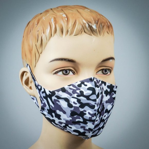 3 PACK KIDS FACE MASKS CAMOUFLAGE CAMO DESIGN - Picture 5 of 10